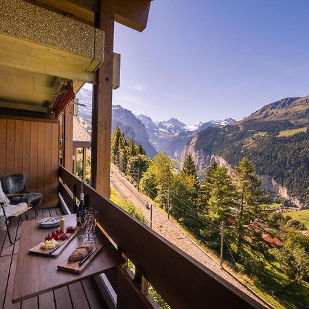 Chalet Primula Penthouse Wengen Dış mekan fotoğraf