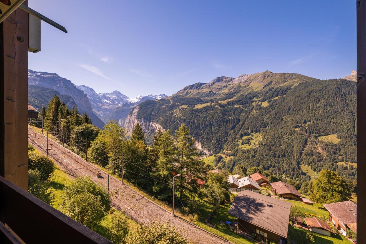 Chalet Primula Penthouse Wengen Dış mekan fotoğraf
