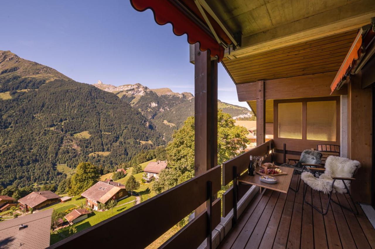 Chalet Primula Penthouse Wengen Dış mekan fotoğraf