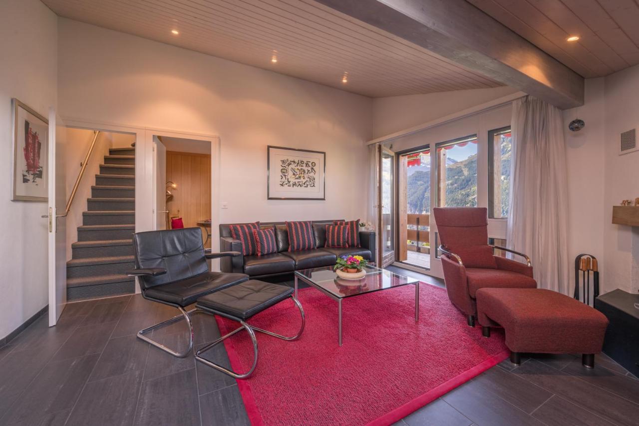Chalet Primula Penthouse Wengen Dış mekan fotoğraf