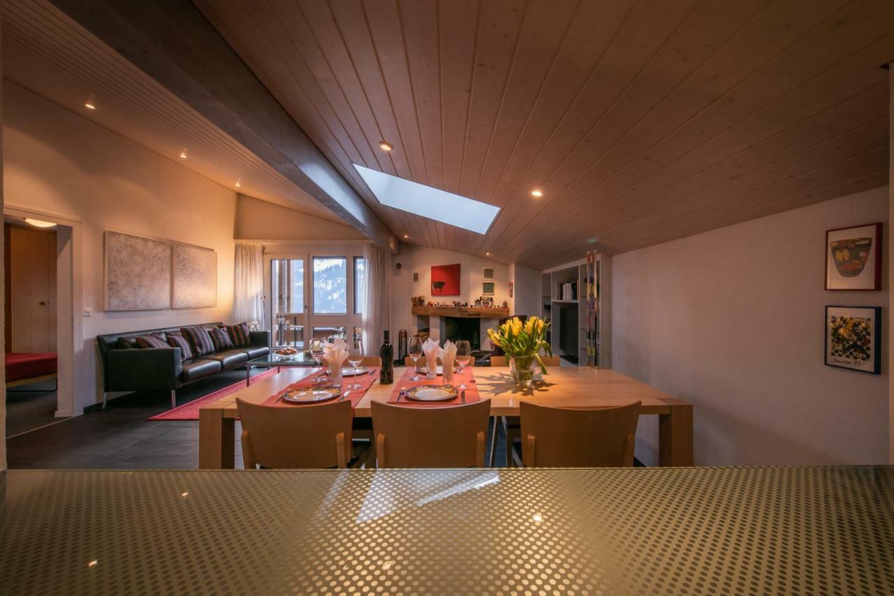 Chalet Primula Penthouse Wengen Dış mekan fotoğraf