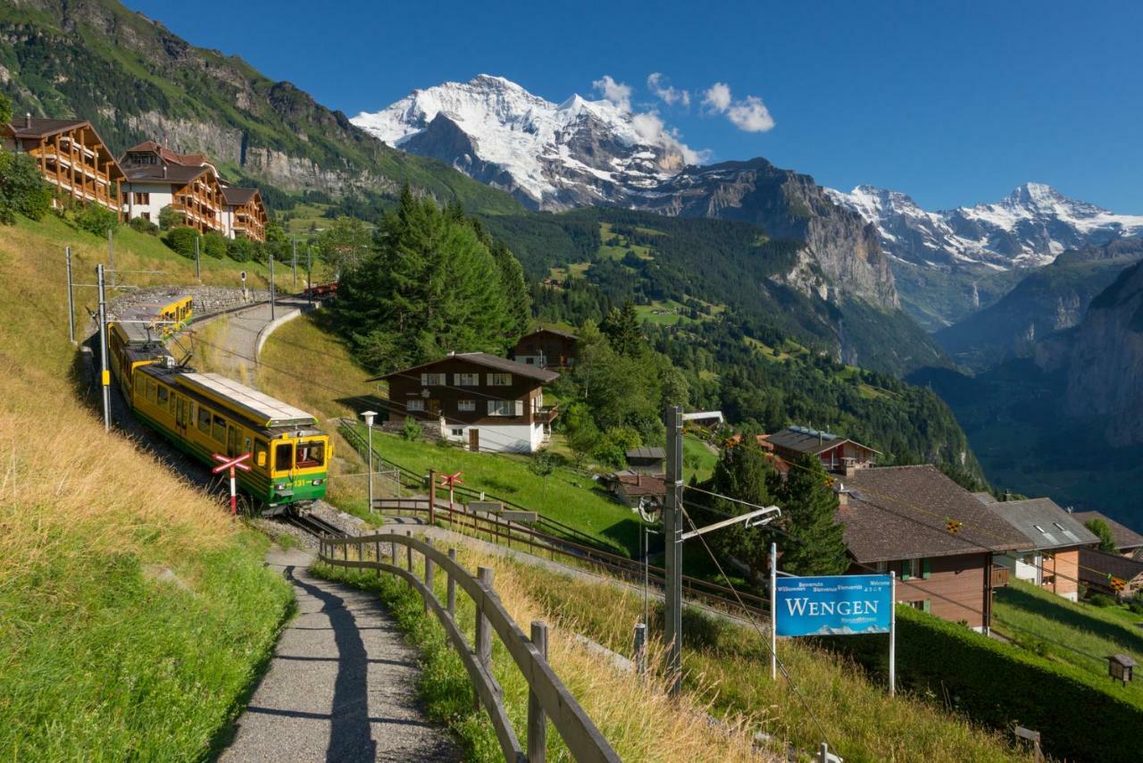 Chalet Primula Penthouse Wengen Dış mekan fotoğraf